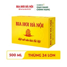 Thumbnail Thùng 24 lon Bia Hơi Hà Nội - HABECO (500ml/lon) 2