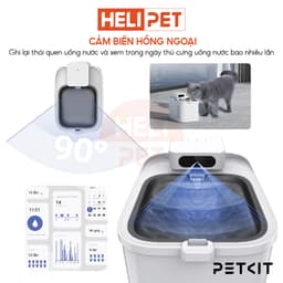 Thumbnail Máy Lọc Nước Cho Chó Mèo Dùng Pin PETKIT Eversweet Max - HeLiPet 3