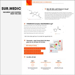 Thumbnail Combo 10 Mặt Nạ Hỗ Trợ Cung Cấp Multi Vitamin SUR.MEDIC Age Control Multi Vita Mask 30g/miếng 2