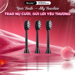 Thumbnail Set 3 đầu bàn chải thay thế Brushie siêu tiết kiệm 1