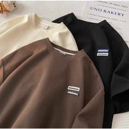 Thumbnail ÁO THUN 19Autumn NAD Unisex Áo phông nam nữ tay lỡ oversize form rộng chất liệu cotton dệt tổ ong thoáng mát 1