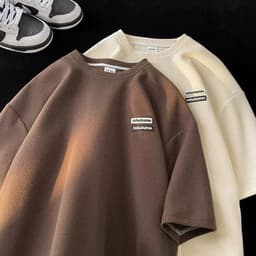 Thumbnail ÁO THUN 19Autumn NAD Unisex Áo phông nam nữ tay lỡ oversize form rộng chất liệu cotton dệt tổ ong thoáng mát 4