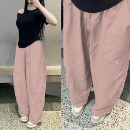Thumbnail Quần Harem Parachute Pants BigSize Gladimax,Quần Gió Nhăn 4 túi Dáng Thụng Gladimax bản đầy đủ full 4