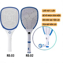 Thumbnail Vợt Muỗi Kết Hợp Đèn Pin Tháo Rời Chính Hãng Rạng Đông - Pin Siêu Trâu (Model: VBM RD.02/ VBM RD.03) 4