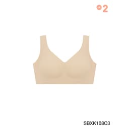 Thumbnail Áo Lót Không Viền May Kèm Mút Rời Dày Vừa Màu Trơn Soft Collection By Sabina SBXK108 3