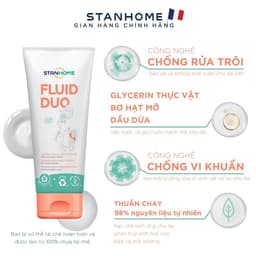 Thumbnail Kem dưỡng ẩm cho viêm da cơ địa, da khô Stanhome FLuid Duo từ thiên nhiên, giảm kích ứng, ngứa, làm dịu da 250ml 2