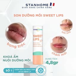 Thumbnail Son Dưỡng Môi Cấp Ẩm STANHOME Sweet Lips Làm Mềm Môi Phù Hợp Cho Da Nhạy Cảm 4.8gr 3