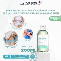 Thumbnail Dung dịch vệ sinh nam, nữ Stanhome Intimate Neutral 200ml 2