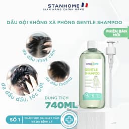 Thumbnail Dầu gội cho da đầu nhạy cảm, không silicone Stanhome Gentle Shampoo 740ml 1