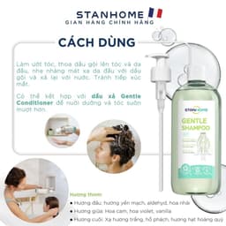 Thumbnail Dầu gội cho da đầu nhạy cảm, không silicone Stanhome Gentle Shampoo 740ml 3