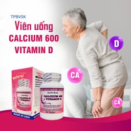Thumbnail Viên uống Calcium 600 Vitamin D bổ sung canxi, giúp xương chắc khỏe, chống còi xương (Hộp 90v) 1