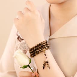Thumbnail Vòng tay trầm hương chuỗi tràng 108 hạt THIÊN MỘC HƯƠNG giúp đoạn trừ 108 muộn phiền 4