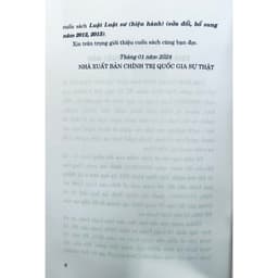 Thumbnail Sách - Luật Luật Sư (Hiện Hành) (sửa đổi, bổ sung năm 2012, 2015) 3