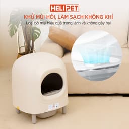Thumbnail COMBO 2 Cục Khử Mùi Máy Dọn Vệ Sinh Cho Mèo Petree x HeLiPet 2024 Chính Hãng 2