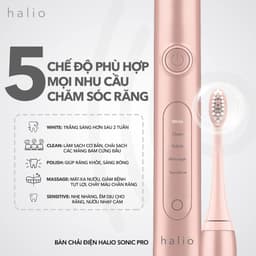 Thumbnail Bàn Chải Điện Làm Trắng Răng Halio Sonic Whitening Electric Toothbrush PRO 2