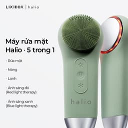 Thumbnail [SPLIVE] Máy Rửa Mặt Massage Tích Hợp Liệu Pháp Ánh Sáng và Nhiệt Halio Multi-task Cleansing & Massaging Device 3
