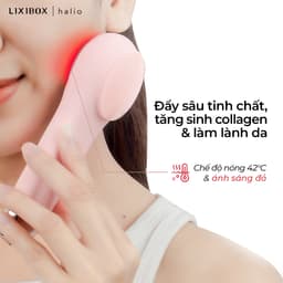 Thumbnail [SPLIVE] Máy Rửa Mặt Massage Tích Hợp Liệu Pháp Ánh Sáng và Nhiệt Halio Multi-task Cleansing & Massaging Device 4