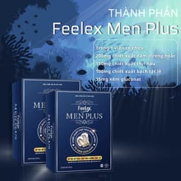 Thumbnail Viên uống tăng cường sinh lí nam giới Feelex Men Plus, tác dụng nhanh chóng - hộp 60 viên 3