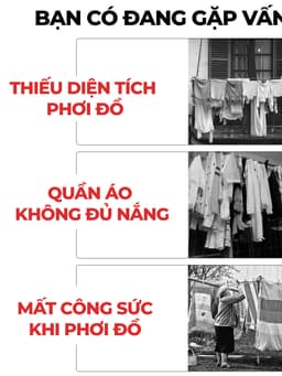 Thumbnail Sào phơi quần áo gấp gọn AVOHOME 5 thanh chính hãng loại giàn phơi treo quần áo cho gia đình 2