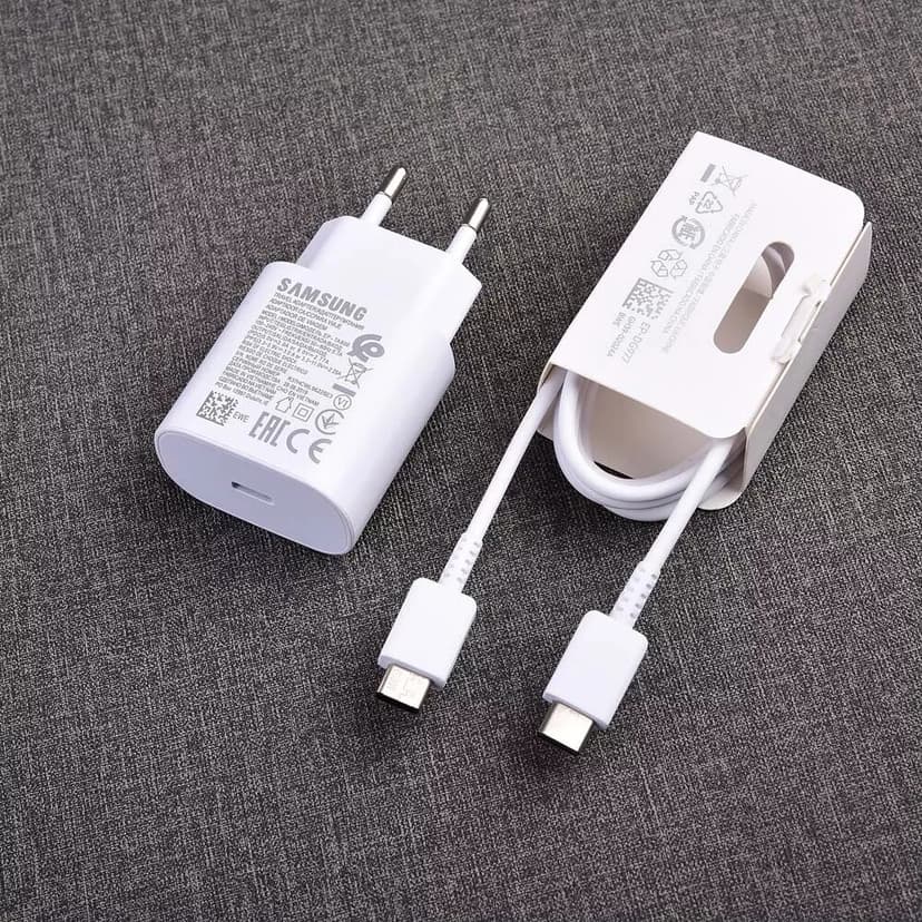 Ảnh Bộ sạc nhanh 25w tương thích với Samsung chân cắm Type C kèm dây sạc nhanh Type C DYDX Bảo hành Lỗi 1 đổi 1 2