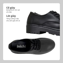Thumbnail Giày da nam thời trang INICHI G1115 da lì chống gãy đế cao 1