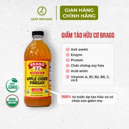Thumbnail Giấm táo hữu cơ Bragg 946ml - Hàng nhập khẩu 3