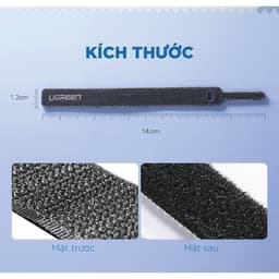 Thumbnail Dây dán Velcro tiên lợi Ugreen LP146 | Tiện dụng đa năng | Chống rối cáp | 50370 2
