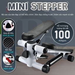 Thumbnail B&G Máy đạp bước mini stepper máy đi bộ tại chỗ nam nữ dùng tại nhà máy đạp bước bộ yên tĩnh 1