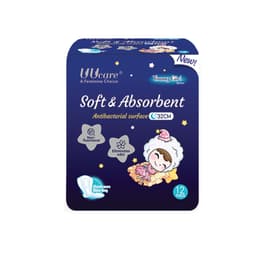 Thumbnail Băng vệ sinh UUcare Singapore Young Girl ban đêm 32cm 2