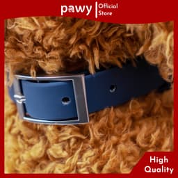 Thumbnail Vòng Cổ Cho Chó Pawy - Flexiwear - Màu Xanh Đen - PVC Waterproof Dog Collar 1