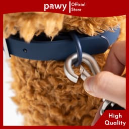 Thumbnail Vòng Cổ Cho Chó Pawy - Flexiwear - Màu Xanh Đen - PVC Waterproof Dog Collar 3
