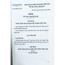 Thumbnail Sách - Luật Đất Đai (Được thông qua ngày 18/01/2024) 2