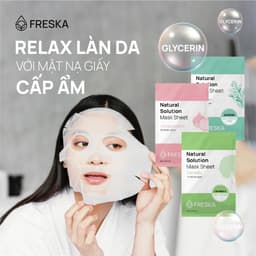 Thumbnail Combo 5 Miếng Mặt Nạ Giấy Freska Mặt nạ giấy Natural Solution Mask Sheet 2