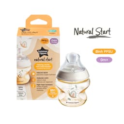 Thumbnail Bình Sữa PPSU Ty Siêu Mềm Tự Nhiên Tommee Tippee Natural Start 150ml, Núm Ty Của Bình 0-3 Tháng, Họa Tiết 2
