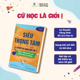 Thumbnail Lớp 7(bộ Kết nối, Cánh diều, Chân trời) - Sách Siêu trọng tâm môn Toán, Anh, KHTN- Nhà sách Ôn luyện 1