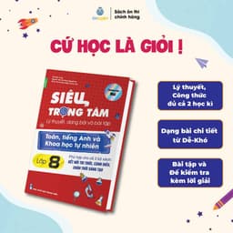 Thumbnail Chương Trình Mới-Sách Lớp 8 Siêu trọng tâm Toán, Anh, KHTN dùng cho 3 bộ Kết nối,Chân trời,Cánh diều 1
