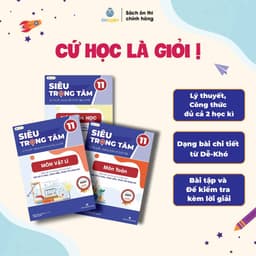 Thumbnail Combo 3 Sách Siêu trọng tâm lớp 11 bất kỳ đủ môn Toán, Lí, Hoá, Sinh, Anh, Văn, Sử, Địa, KTPL 1