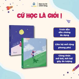 Thumbnail Combo Sổ tay Trích dẫn tâm đắc, dẫn chứng thuyết phục: Nghị luận văn học và Nghị luận xã hội 1