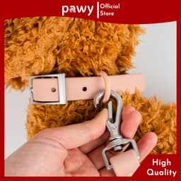 Thumbnail Vòng Cổ Cho Chó Pawy - Flexiwear - Màu Hồng - PVC Waterproof Dog Collar 2