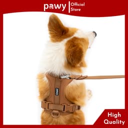 Thumbnail Yếm Dắt Cho Chó Pawy - Flexiwear - Màu Nâu - Dog No Pull Harness - Yếm cho mèo 3