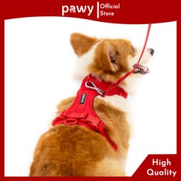 Thumbnail Yếm Dắt Cho Chó Pawy - Flexiwear - Màu Đỏ - Dog No Pull Harness - Yếm cho mèo 3