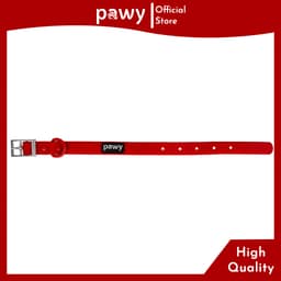 Thumbnail Vòng Cổ Cho Chó Pawy - Flexiwear - Màu Đỏ - PVC Waterproof Dog Collar 1