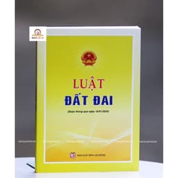 Thumbnail Sách - Luật Đất Đai (Được thông qua ngày 18/01/2024) 1