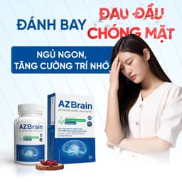 Thumbnail AZBR60 - Viên uống bổ não AZBrain hoạt huyết, hết chóng mặt đau đầu, mất ngủ, tăng tuần hoàn máu(Hộp 60 viên)ZLOVE 3