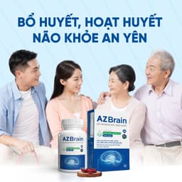 Thumbnail AZBR60 - Viên uống bổ não AZBrain hoạt huyết, hết chóng mặt đau đầu, mất ngủ, tăng tuần hoàn máu(Hộp 60 viên)ZLOVE 2