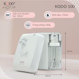 Thumbnail Máy khuếch tán tinh dầu Kodo 100 dành cho phòng khách, phòng ngủ, cửa hàng, showroom 100m2, dung tích: 250ml 2
