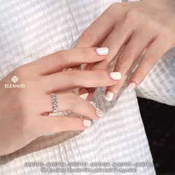 Thumbnail Nhẫn bạc nữ Eleanor Accessories thiết kế nguyên vòng kim tiền phụ kiện trang sức 7165 3