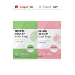 Thumbnail Combo 2 Miếng Mặt nạ giấy Freska Natural Solution Mask Sheet 25ml (giao ngẫu nhiên) 1