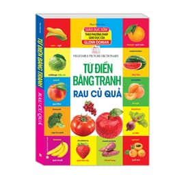 Thumbnail Sách - Combo 2c Từ điển bằng tranh Rau củ quả + Bảng chữ cái tiếng việt ( bìa cứng )(kèm quà tặng) 3