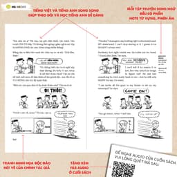 Thumbnail Sách Thiếu Nhi - Big Nate - Bản Song Ngữ và Tiếng Việt Kèm File Nghe & Note Từ Vựng - HG Books 4